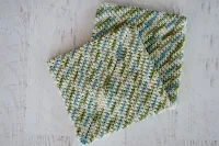 super easy crochet hotpad
