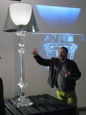 philippe starck lamps. Philippe Starck is shown below