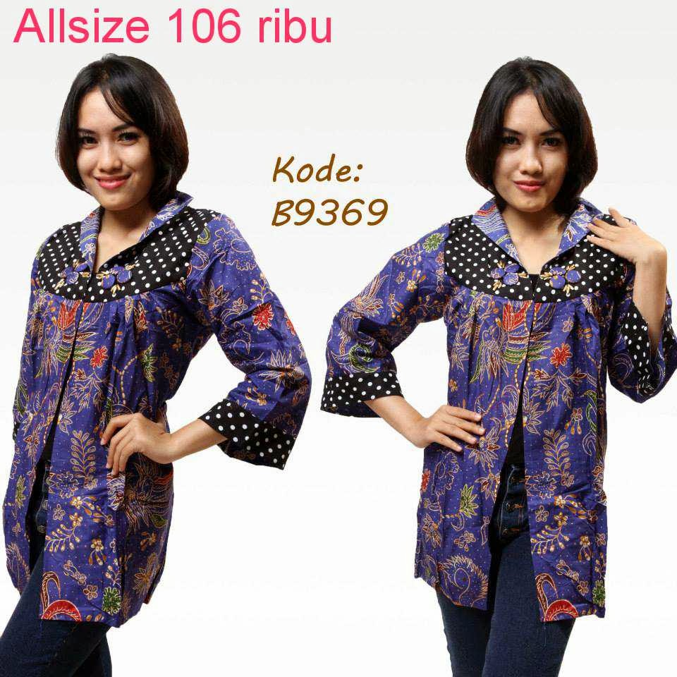 Contoh Model Baju  Batik Kerja Model Baju  Batik