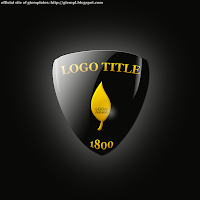 black and gold logo photoshop psd template free gtempl.blogspot.com