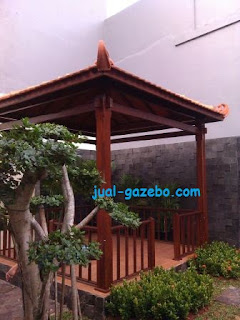 Harga Gazebo Glugu Sederhana