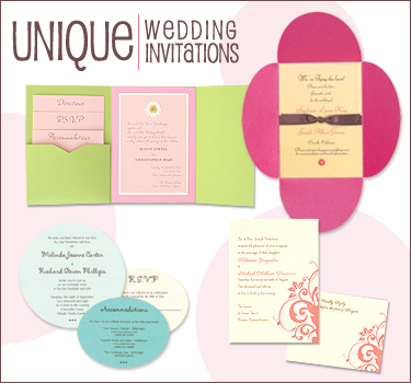 unique wedding invitations