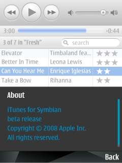 iTunes for S60 smart-phones