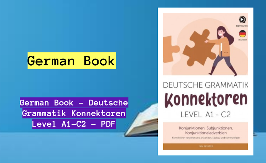 German Book - Deutsche Grammatik Konnektoren Level A1-C2 - PDF