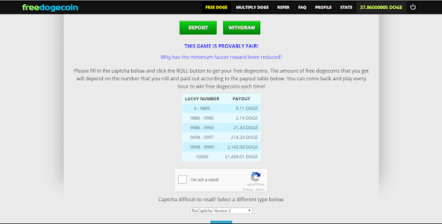 เว็ป freedoge.co.inเก็บ dogecoin ฟรีทุกชั่วโมง