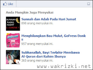 Cara Membuat Facebook Recommendation di Blogspot