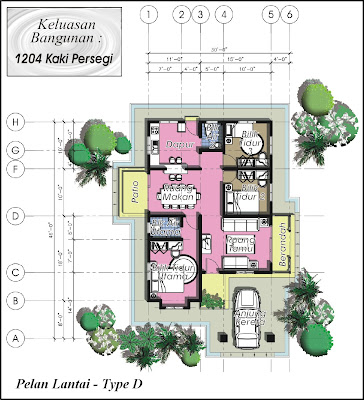 Contoh Arsitektur Rumah on Pelan Lantai Rumah Banglo 5 10 From 94 Votes Pelan Lantai Rumah Banglo