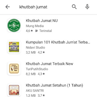 Khutbah Jumat Aplikasi No 1 di Playstore