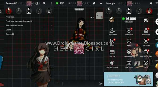 Download Tema Line Anime Jigoku Shoujo