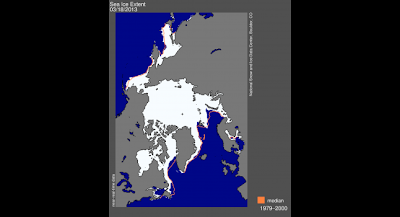 AUMENTO RECORD DE TEMPERATURA GLOBAL Y DESHIELO DEL ARTICO - MARZO 2013