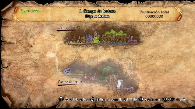 GHOST AND GOBLINS RESURRECTION - SELECCION DE NIVEL