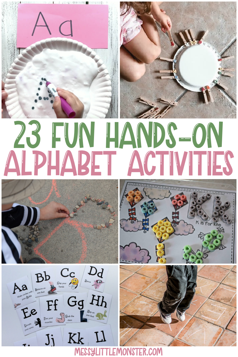 Fun hands-on alphabet activities for kids