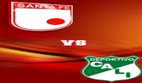 Santa fe Vs Cali online vivo directo 27 Octubre