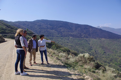 Cargos de Ciudadanos Cs en la visita al Valle del Oza (León)