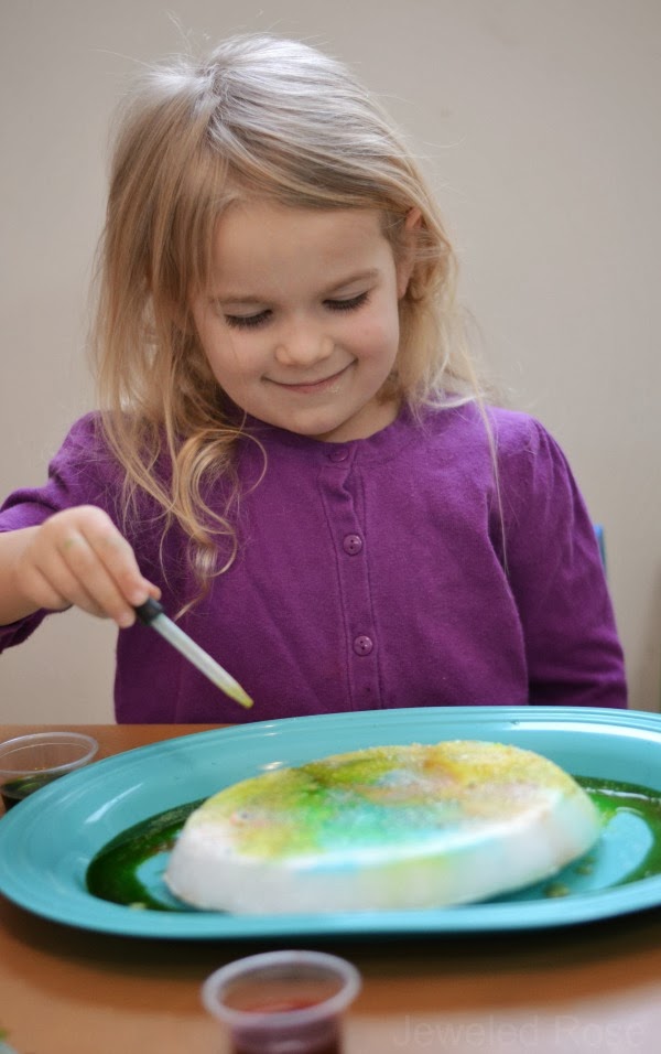 How to Make an Ice VOLCANO- fun Science kids love!