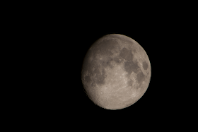 Moon at Prime Focus with Canon Rebel XT on Meade Refractor