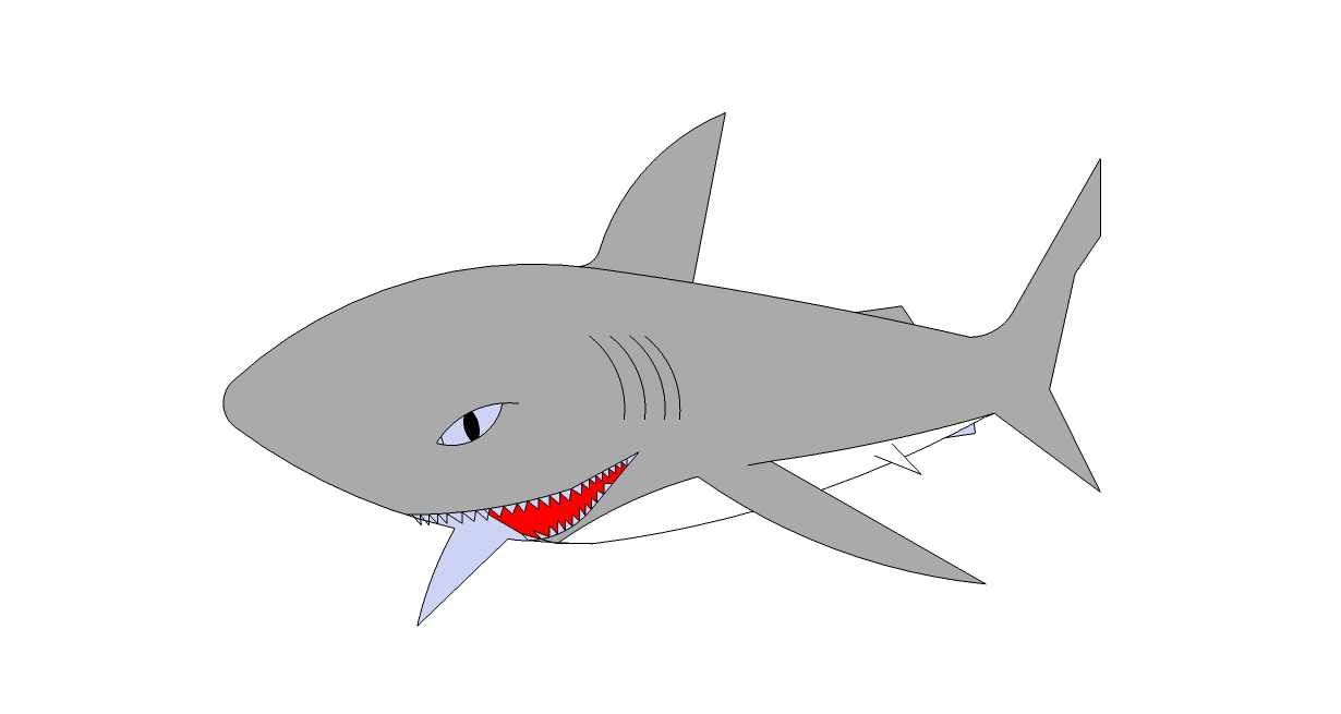 Belajar Menggambar MENGGAMBAR IKAN HIU Belajar Menggambar MENGGAMBAR IKAN HIU