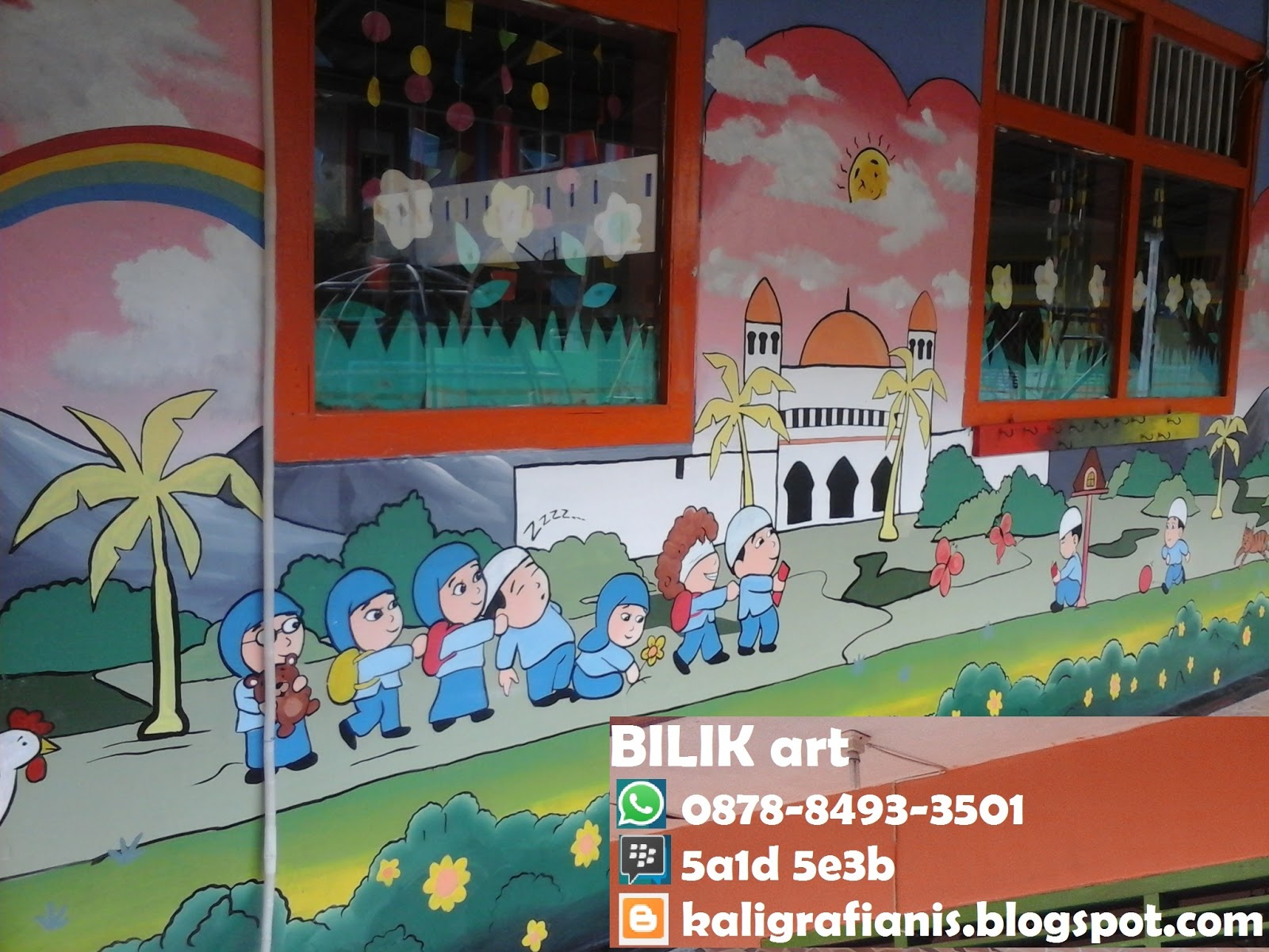 Contoh Lukisan Dinding Tk Islam