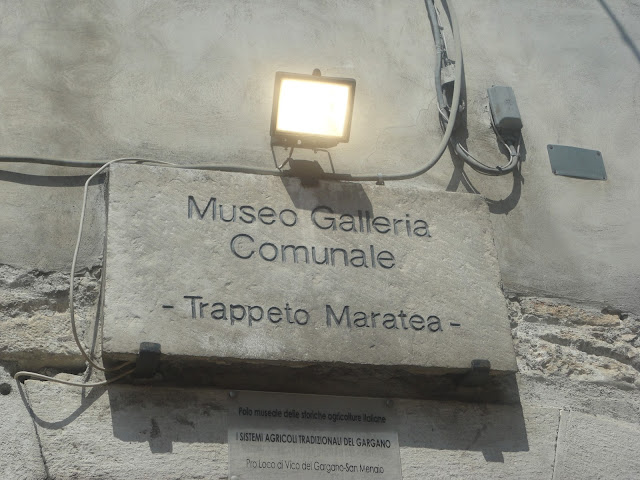 Il Museo Trappeto "Maratea" di Vico di Gargano