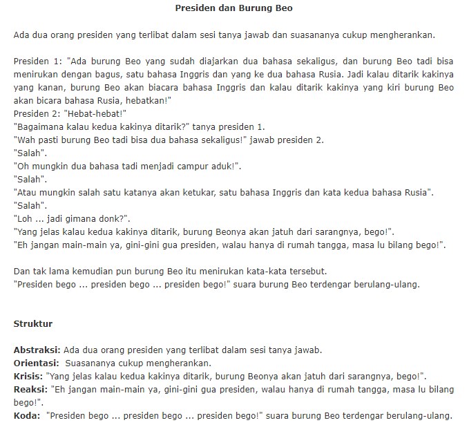 13 Contoh Teks Anekdot Beserta Strukturnya (Lengkap)