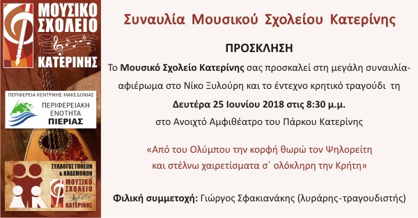 Απ' του Ολύμπου την κορφή θωρώ τον Ψηλορείτη ...