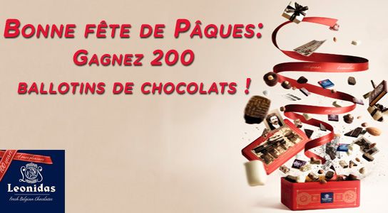 200 ballotins de chocolats