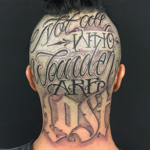 Hardcore Head Tattoos For Committed Collectors