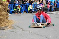 Bajada de goitiberas de las fiestas de Rontegi