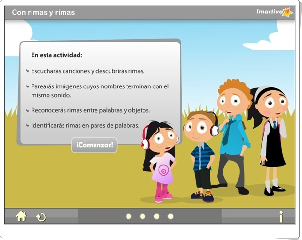 "Con rimas y rimas" (Juego de Literatura de Primaria)