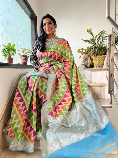 Kaduwa weave saree