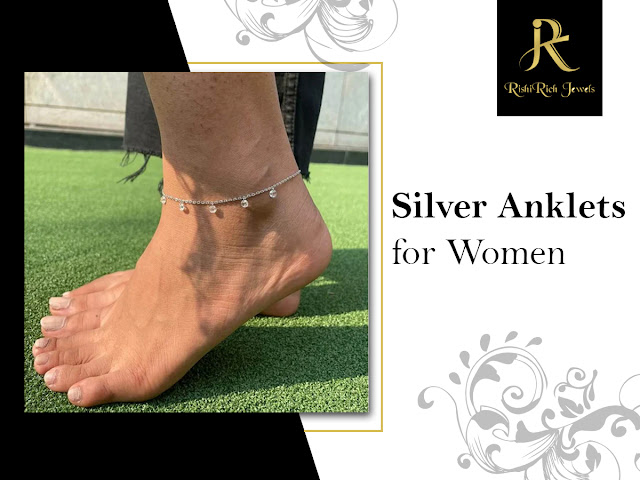 silver anklet