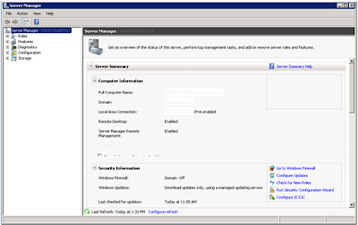 2008R2: Server Manager