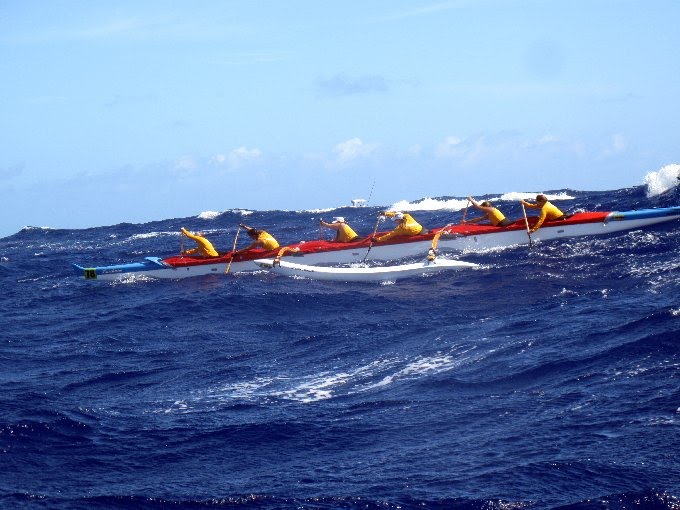 Outrigger Canoe Paddling Ho'okipa Aikane on Maui Hawaii