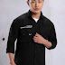 Black Cotton Twill Relaxed-Fit Mens Shirt