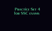 Practice set of English for SSC CGL chsl exams