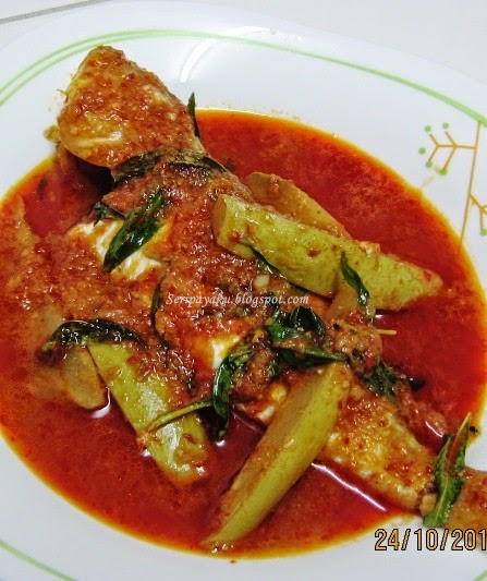 My Kuali: Asam pedas berempah dengan mangga muda