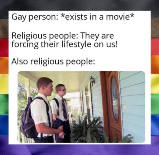 Gay people vs Religious people