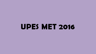 UPES MET 2016 Logo