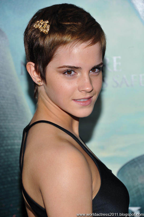 emma watson short hair images. dresses emma watson short hair