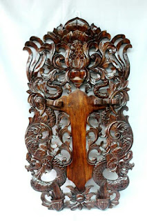 Blawong Tempat Keris Ukir Naga -IKP109