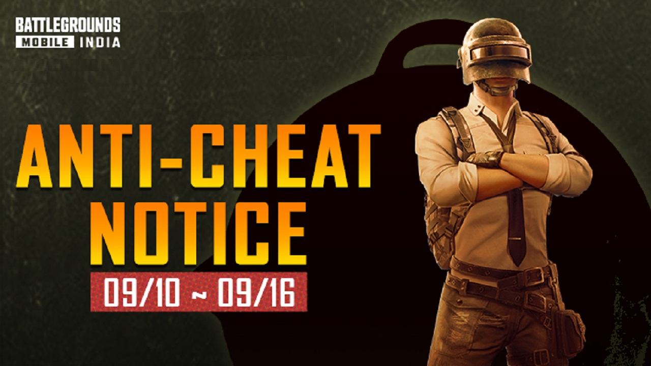 BGMI Anti Cheat Notice: 59,247 accounts banned permanently this week