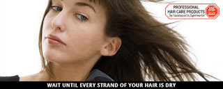 Wait until every strand of your hair is dry