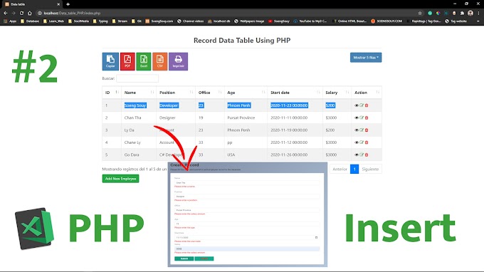 MySQL PHP Insert data to databases