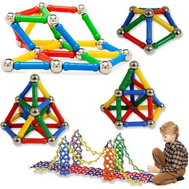 manyetik lego seti zeka geliştirici mıknatıslı puzzle