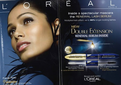 May L’Oreal Paris signed Slumdog Millionaire actress Freida Pinto as its latest A-list representatives