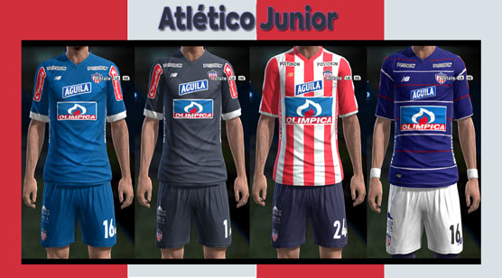 Kits PES 2013: Atletico Junior Club 19-20