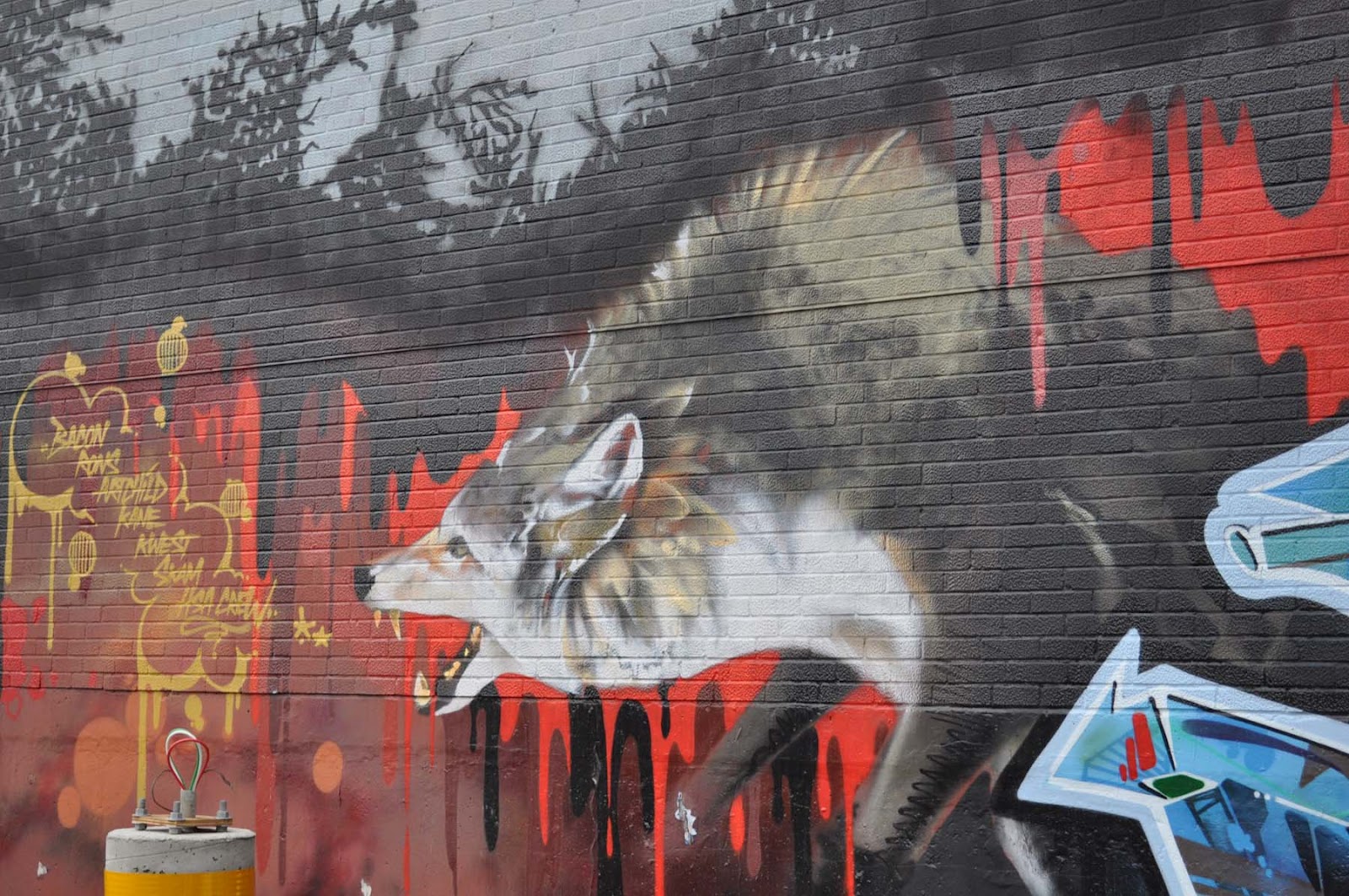Stylus: Animal Wolf in Graffiti Art Ideas
