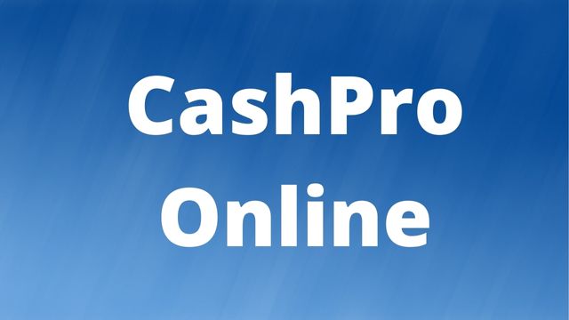 cashpro online user guide