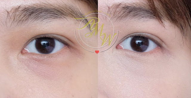 before and after photo of Pony Effect Pro Fit Liquid Concealer Review by Nikki Tiu of askmewhats.com