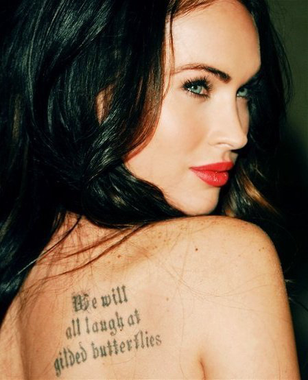 Quotes Megan Fox Tattoo. QuotesGram